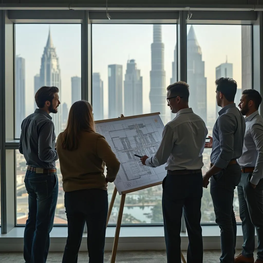 اجتماع فريق عمل يناقش مخططات استثمارية في دبي