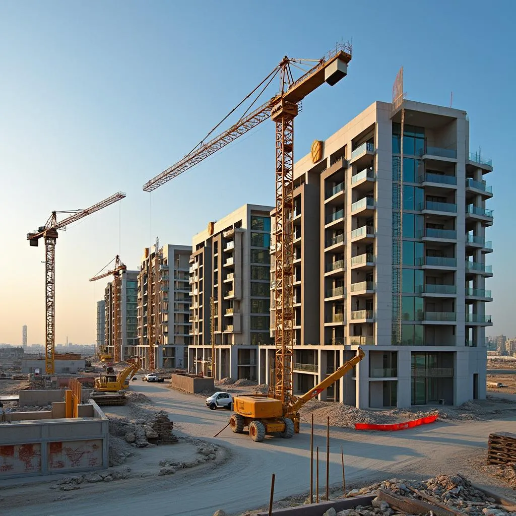 مشروع عقاري فاخر قيد الإنشاء في الإمارات